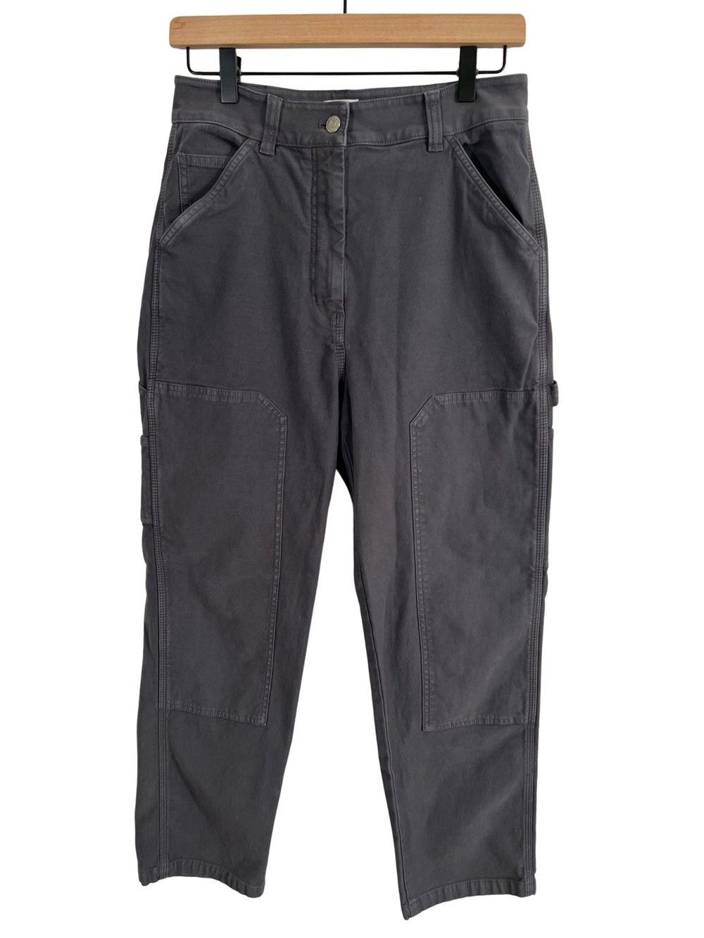 Wilfred Free Pants Womens 6 Gray Carpenter Double Knee Utility